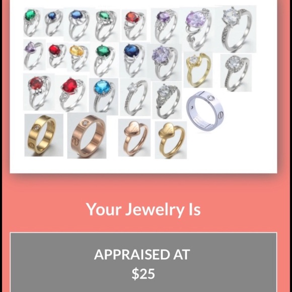 NWOT | Sterling Silver and Rhinestone Ring - Picture 4 of 4